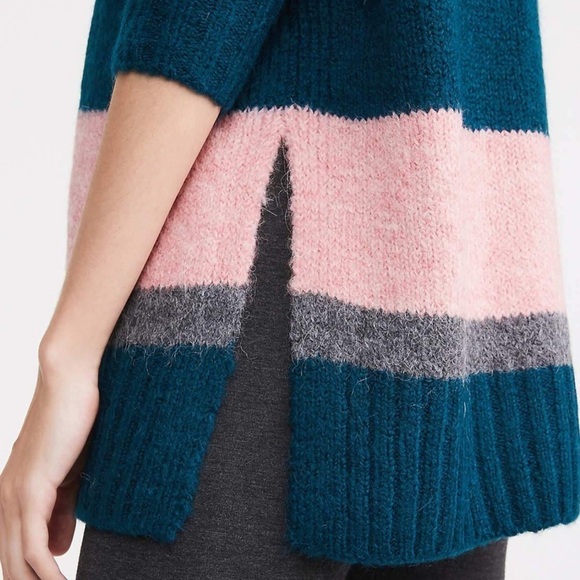 NWT L&G Oversized Striped Sweater - Picture 3 of 8